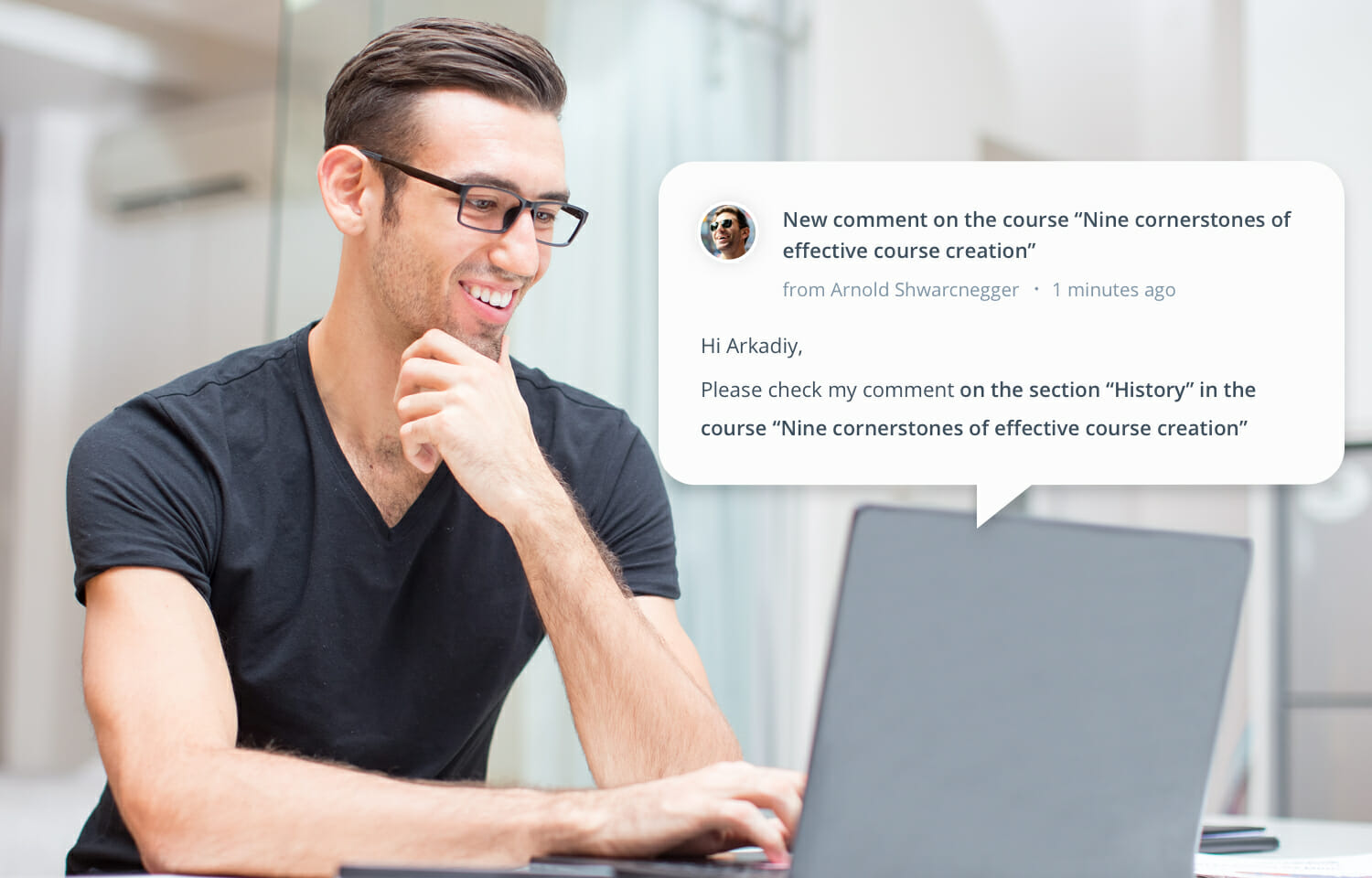 Enable user comments and smart reviews on your courses