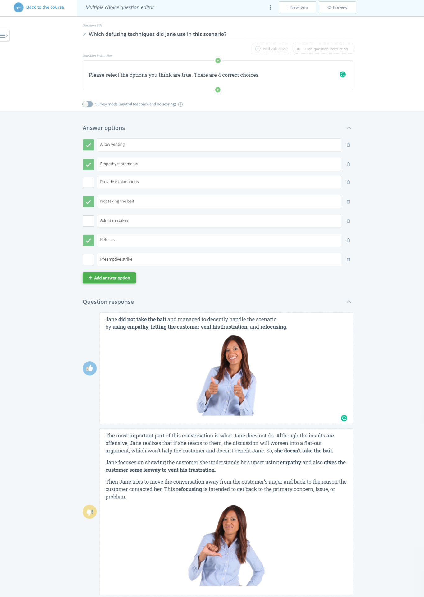 Quia multiple choice generator