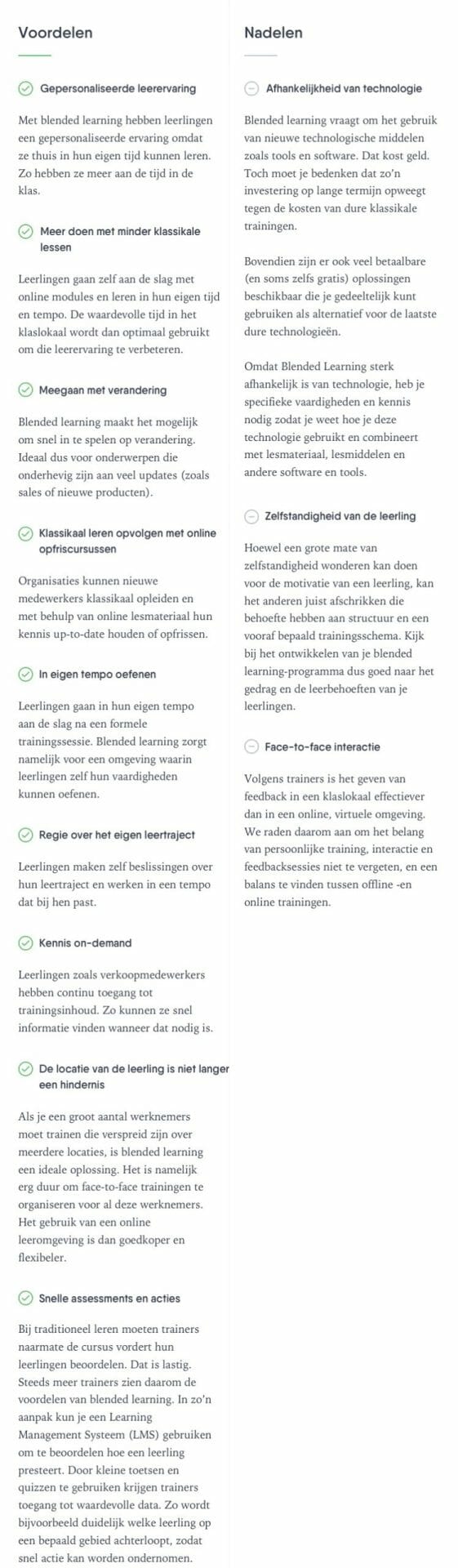 blended learning platform