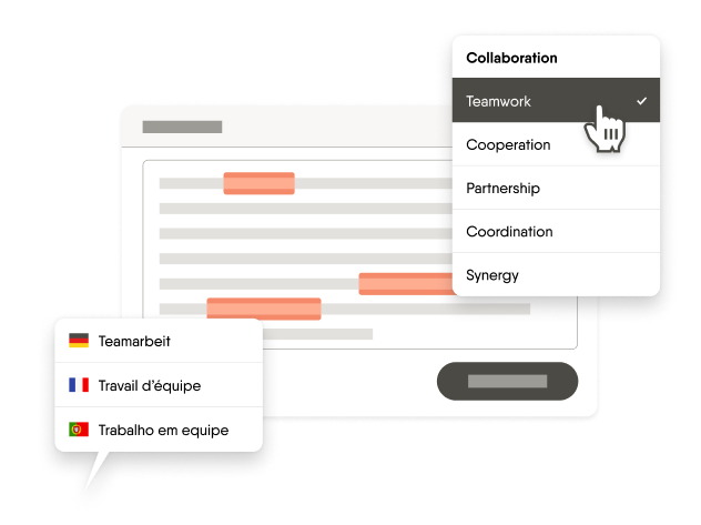 Keep your voice consistent with a glossary