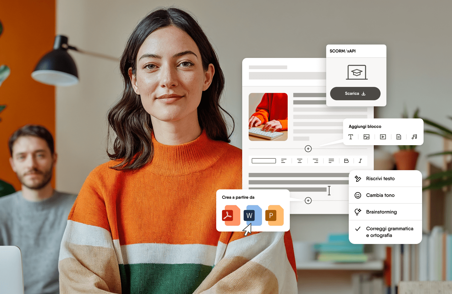 Prova gratis il nostro software pluripremiato di creazione SCORM