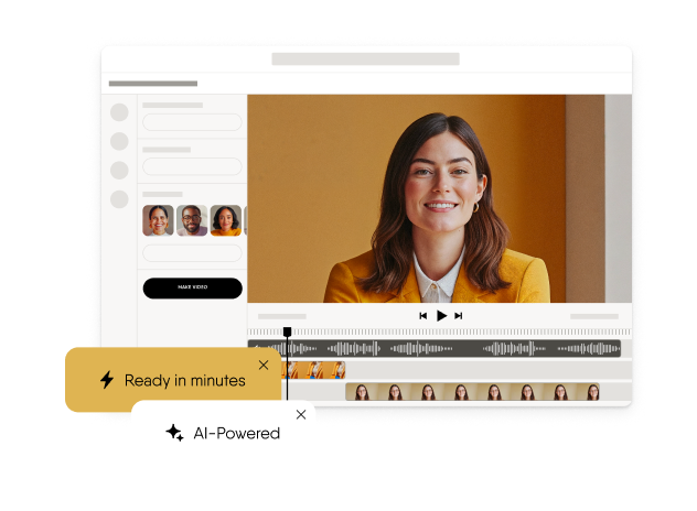 Create training videos in clicks, not weeks