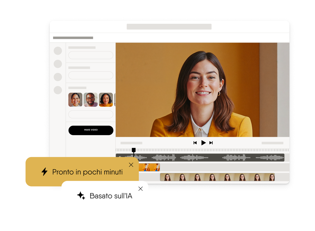 Video di formazione pronti in pochissimi clic