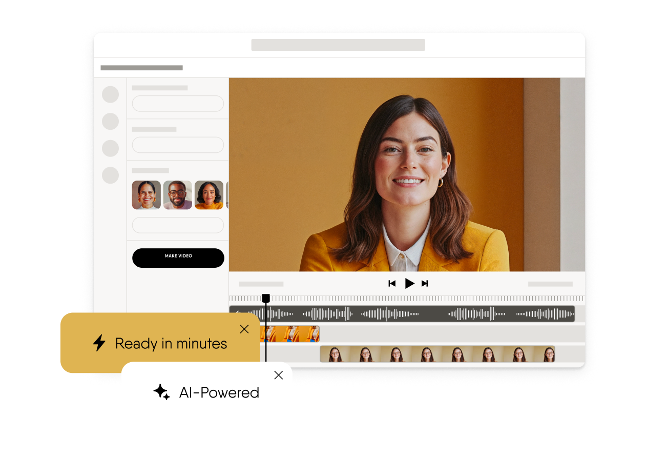 Créez des vidéos de formation en quelques clics, et non en plusieurs semaines