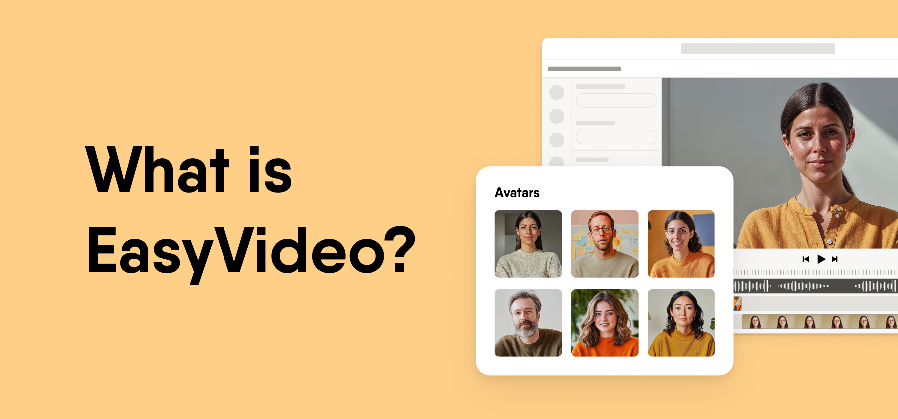 Create company-tailored training at scale with EasyVideo platform.